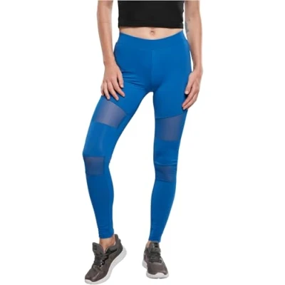 Imagen de Urban Classics Ladies TECH MESH Leggings Leggings, Mujer, Talla: Small, Sporty blue