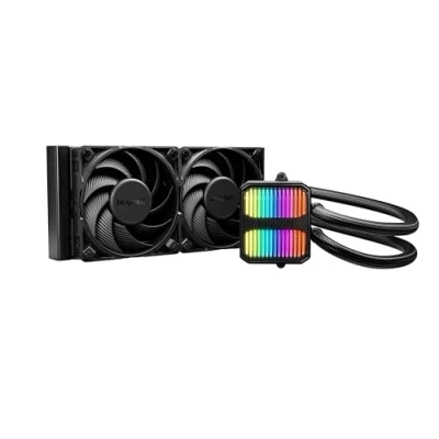 Imagen de be quiet! Silent Loop 3 240mm refrigerador con agua, 2 ventiladores Wings 4 120 mm PWM high speed, un funcionamiento prácticamente inaudible, rendimiento de refrigeración increíblemente alto