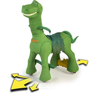 Imagen de FEBER, My Friendly Dino 12 V, Mascota electrónica y vehículo a batería con Forma de Dinosaurio, Sonidos, Color (Famosa 800012630), 77 x 47 91 cm