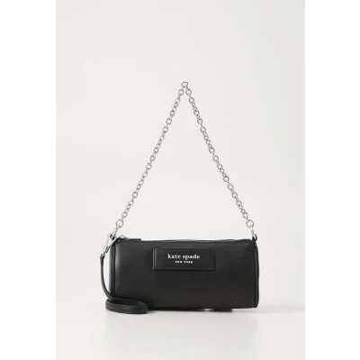 Imagen de kate spade new york Label Smooth Pochette Bolso de mano, Mujer, Talla: One Size, Black