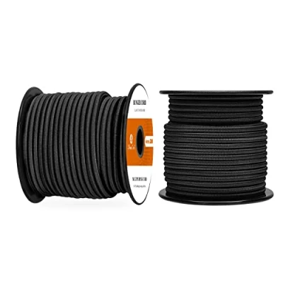 Imagen de Abma Cord Cuerda Elástica 4mm 20M de Lona Goma Tensora Expansora Negro