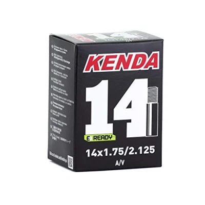 Imagen de Cámara de Aire para Bicicletas Válvula Schrader 28 mm 14 x 1.75/2.125 Espeso 1 Bicicleta Antipinchazos con Autosellante Incorporado Negro Kenda