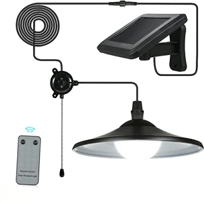 Imagen de Lixada Energía Solar Colgante de Luz E27 Lámpara Luces IP65 Resistencia al Agua para Jardín Patio Balcón Paisaje (tipo 1)