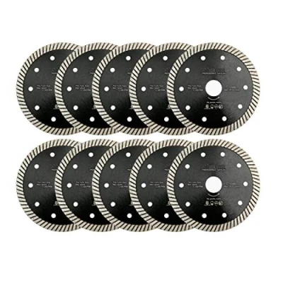 Imagen de SHDIATOOL Disco Diamantato 10 Pezzi 115mm Super Sottile Turbo Lama per Porcellana Piastrella Ceramica Granito Marmo