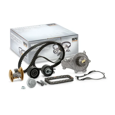 Imagen de HEPU PK08030XT Bomba de Agua + Kit Distribucion XT Professional 137 PEUGEOT: 206 Hatchback, 207 307 CITROËN: Xsara Picasso