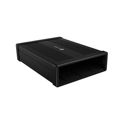 Imagen de ICY Box 5,25 Pulgadas Caja Externa de BLU Ray/DVD, USB 3.0, Carcasa para Quemador DVD, Burner Ray, Aluminio, Negro, IB 525 U3