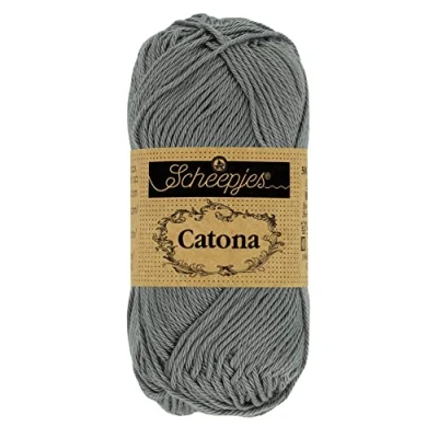 Imagen de Scheepjes Hilo gris metálico Catona 242 1 x 50 g