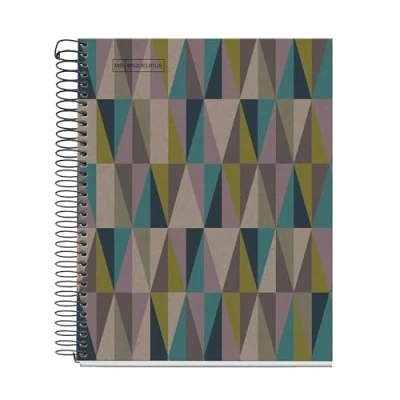 Imagen de Miquelrius Cuaderno A5, Libreta rayada 7 mm, papel 100% reciclado de 80 g/m², con Hojas un color, Espiral, rayado, Eco Rombos