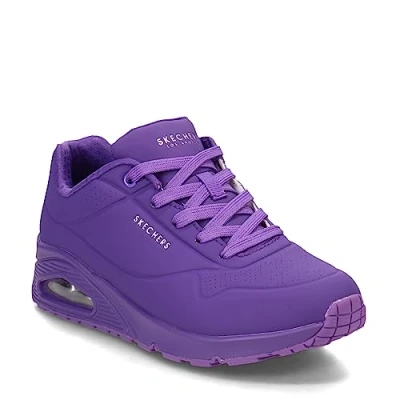 Imagen de Skechers Wide Fit UNO Zapatillas Neon purple, Mujer, Talla: 35, purple Zapatos