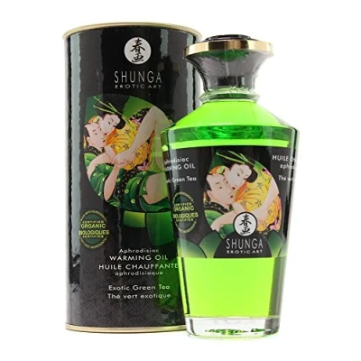 Imagen de Shunga Aceite Afrodisíaco De Masaje Aroma Té Verde 100 ml