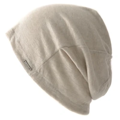 Imagen de CHARM Casualbox Mujer Gorros Beanie Lino Verano Hecho En Japón Sombrero Tejido Gorra Bajo Peso Blancuzco