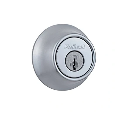 Imagen de Kwikset 660 Single Cylinder Deadbolt featuring SmartKey in Satin Chrome by