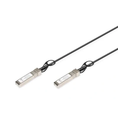 Imagen de DIGITUS Cable universal SFP+ DAC 10 Gbit/s de red 5 m Direct Attach Copper AWG24 Twinax Negro