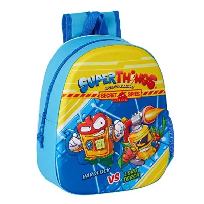 Imagen de Safta MOCHILA 3D SUPERZINGS, Azul Claro