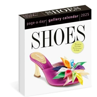 Imagen de Shoes Page a Day® Gallery Calendar 2025: Everyday New Pair to Indulge the Shoe Lover&#039;s Obsession