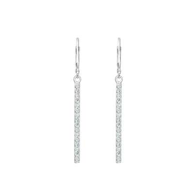 Imagen de Elli GEO STAB Sparkling Pendientes silvercoloured, Mujer, Talla: One Size, Silver coloured