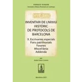 Imagen de Inventari De L Arxiu Historic Protocols Barcelona. Volum X