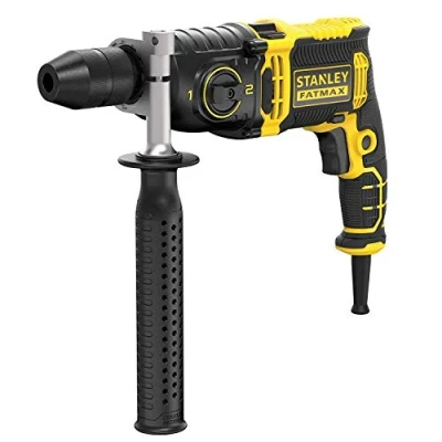 Imagen de STANLEY FATMAX FMEH1100K QS Taladro percutor con cable 1.100W, 54.400 ipm y maletín