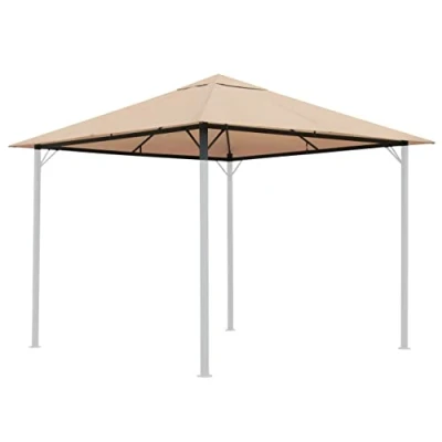 Imagen de QUICK STAR Techo de Repuesto 250 g, para jardín, cenador 3 x m, Color Arena Antigua, Cubierta