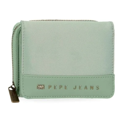 Imagen de Pepe Jeans Morgan Billetero con Monedero Verde 10x8x3 cms Poliéster reciclado by Joumma Bags