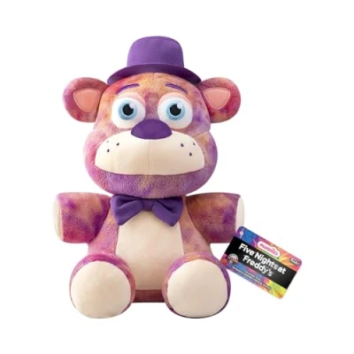 Imagen de Funko Plush Jumbo: Five Nights At Freddy&#039;S (FNAF) Tiedye Freddy Fazbear 10&quot; Juguete Suave Idea De Regalo Cumpleaños Mercancía Oficial Relleno Y Novias