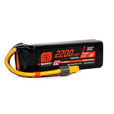 Imagen de Spektrum 11,1 V 2200 mAh 3S 30C Smart LiPo G2: IC3, SPMX223S30