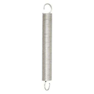 Imagen de COLCHILIS Juego de 2 piezas resortes tensión con gancho, acero galvanizado, doble tracción en espiral, diámetro alambre 1 mm Longitud 75