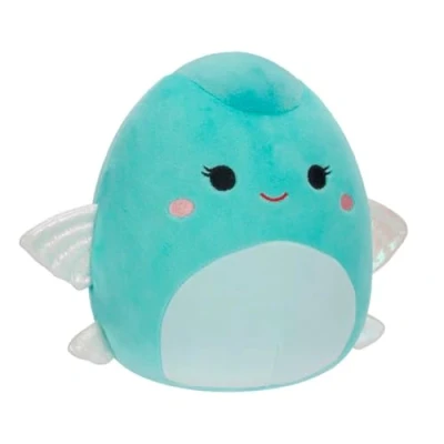 Imagen de Squishmallows Peluche de 7,5 Pulgadas, Bette el pez Volador Agregar Equipo, Ultra Suave, Oficial Kellytoy