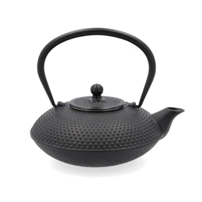 Imagen de Quid Aissa Tetera Hierro Fundido, con Filtro en Acero INOX, 0,8L, Válida para Todos los Fuegos, Estándar