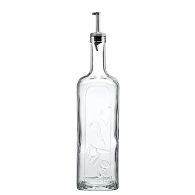 Imagen de Pasabahce 80230 Aceitera de Cristal, 1 l, Vidrio Metal, 1000 ml