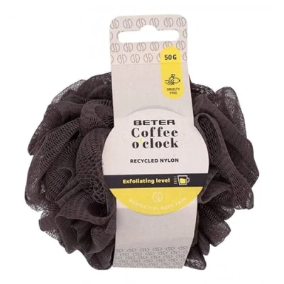 Imagen de Beter esponja de baño para el cuerpo, malla exfoliante. Colección Coffee O&#039;clock, Colores surtidos