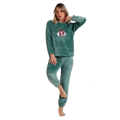 Imagen de GORJUSS Santoro Pijama Manga Larga Calentito Be Kind To The Planet para Mujer