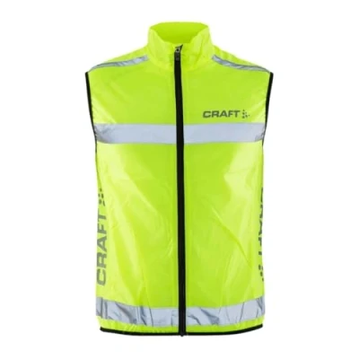 Imagen de Craft Active Chaleco de Running para Hombre, tamaño XL, Color Amarillo neón