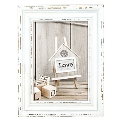 Imagen de Zep S.r.l Rivoli White Marco de Madera, Vintage Look, weiß, 22,5 x 32,5 cm