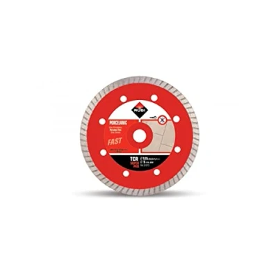 Imagen de RUBI 31973 Disco Diamante gres porcelánico turbo (TCR) 125 mm SUPERPRO, Gris