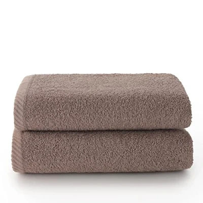 Imagen de Top Towel Plus toallas de baño grandes 2 mano o lavabo 50x100 cms Algodon 100% Hoja