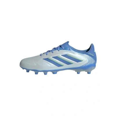 Imagen de adidas Performance COPA PURE III League Unisex Botas de fútbol con tacos para niños, Talla: 32, Halo blue/blue fusion/lucid lemon Zapatos