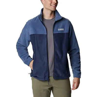 Imagen de Columbia Steens Mountain Full Zip 2.0, Forro Polar Hombre, Dark Mountain, Collegiate Navy, XL Alto