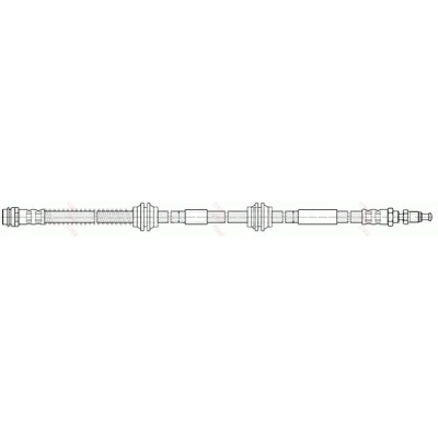 Imagen de TRW PHB576 Latiguillos de Freno 738 M10x1 VOLKSWAGEN: Touareg I