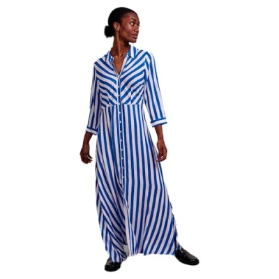 Imagen de YAS Yassavanna LONG Shirt Dress Vestido largo, Mujer, Talla: XXL, Dazzling blue