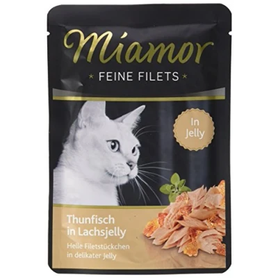 Imagen de Miamor Filetes Finos en Jalea de atún salmón 24 x 100 g