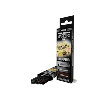 Imagen de AK REAL COLORS MARKER SET RCM105 CHIPPING (3pcs)