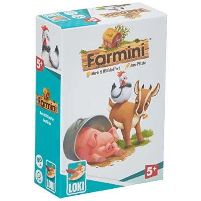 Imagen de IELLO, Farmini, Board Game, Ages 5+, 1 to 4 Players, 20 mins Minutes Playing Time