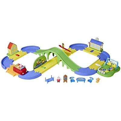 Imagen de Peppa Pig El Circuito Ciudad de con Pista Ajustable, incluye vehículo y 1 Figura, +35 Sonidos, a partir 3 Años