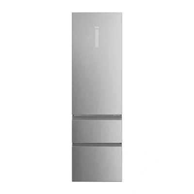 Imagen de Haier 3D 60 Series 5 HTW5620ENMG Frigorífico Combi, Cajones Direct Access, Conexión WIFI, Motor Inverter, My Zone, Cajón Humidity Total No Frost, Ancho 60cm, 414L, Iluminación LED, Inox