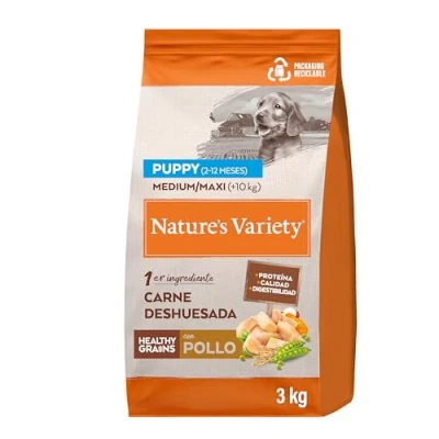 Imagen de Nature&#039;s Variety Healthy Grains Pienso para Perros Medium &amp; Maxi Junior con Pollo Deshuesado 3kg