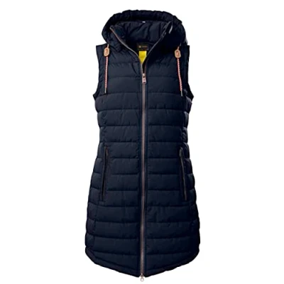 Imagen de G.I.G.A. DX Women&#039;s Chaleco acolchado/chaleco funcional con aspecto de plumón y capucha cremallera GS 166 WMN QLTD VST, dark navy, 40, 39341 000