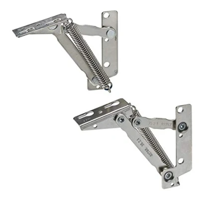 Imagen de Hettich 9219503 Herraje para puerta izquierda y derecha, niquelado, incluye tornillos