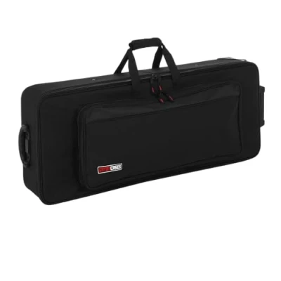 Imagen de Gator Cases Legacy Hybrid Estuche liviano de espuma EPS rígida con ruedas para teclados 49 notas (GK 49)