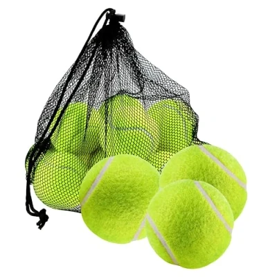 Imagen de TK Gruppe Timo Klingler 36 pelotas de tenis para competición y entrenamiento amarillas todos los revestimientos Plaza arena &amp; sala con red almacenamiento